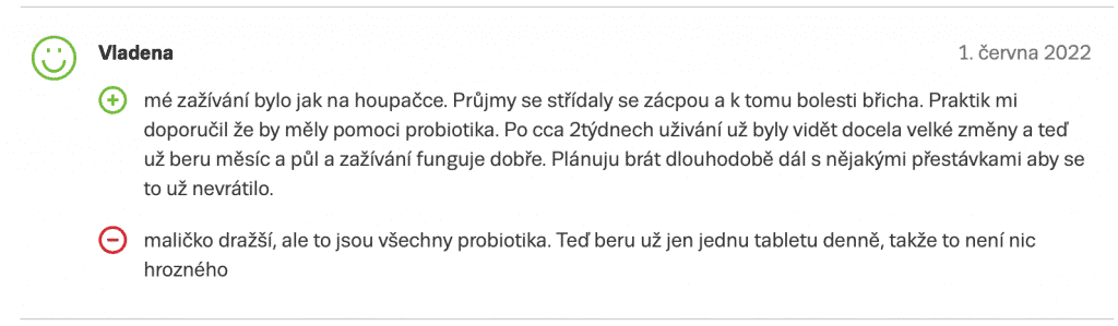Příspěvek na doplněk stravy Probiotikus na Zboží.cz