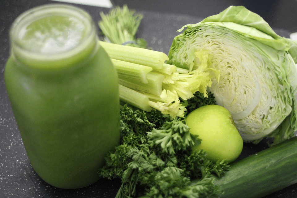 chlorofyl a zelené potraviny